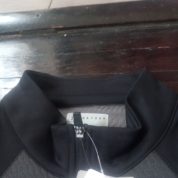 PGA Tour Thermal UPF 50 Sun Protection 1/4 Zip Up Sweater Mens Size XXL MSRP $85 - Picture 4 of 12